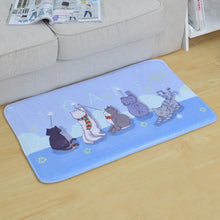 Welcome Floor Mats Cat Printed Living Room/Bathroom/ Kitchen Carpets