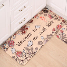 Welcome Floor Mats Cat Printed Living Room/Bathroom/ Kitchen Carpets