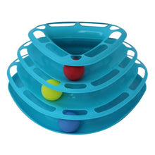 Funny  Cat Toys Intelligence Triple Play Disc